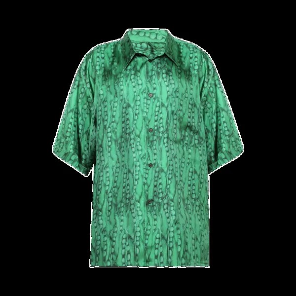 Рубашка Givenchy Hawaii 'Green', зеленый