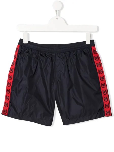 Moncler Enfant шорты с логотипом