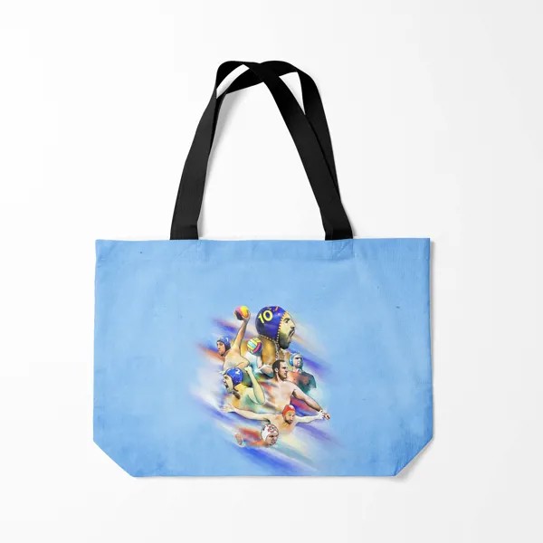 Сумка шoппер унисекс Burnettie Water polo players, голубой