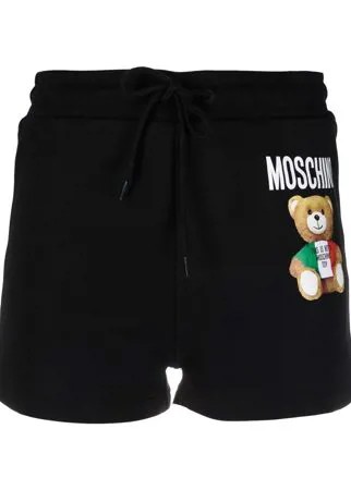 Moschino спортивные шорты Teddy Bear с логотипом