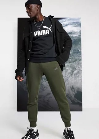 Зеленые джоггеры Puma Essentials-Зеленый