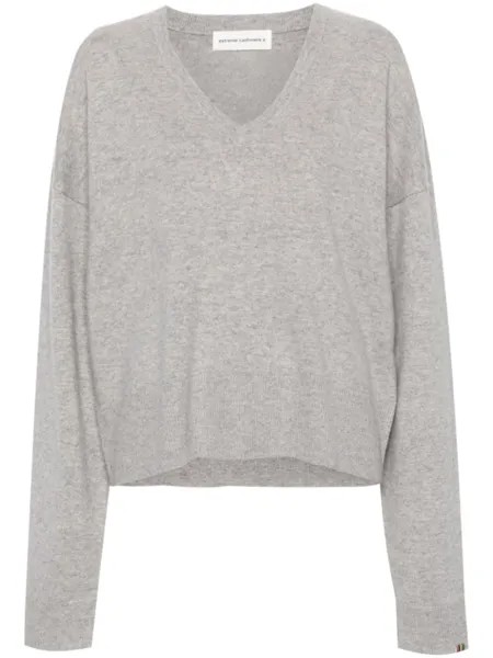 Extreme cashmere джемпер N?224 Clash из смесового кашемира, серый