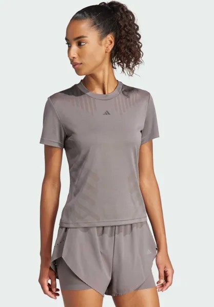 Спортивная футболка High Intensity Airchill adidas Performance, уголь