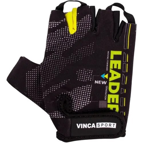 Перчатки Vinca Sport, желтый, черный
