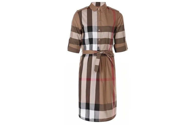 Burberry Женские шорты-платье с рукавами, цвет Archive Beige