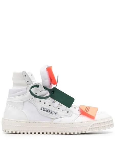 Off-White высокие кеды 3.0 Off Court, белый