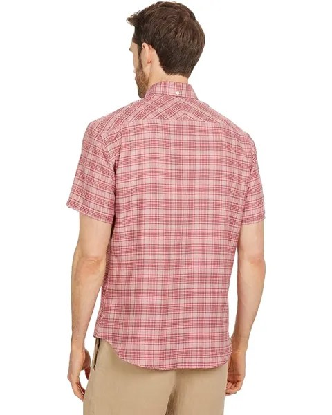 Рубашка Billy Reid Short Sleeve Kirby Shirt, цвет Plum