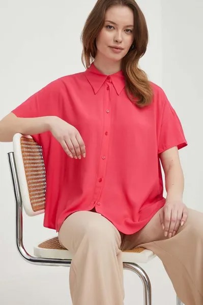 Рубашка United Colors of Benetton, розовый