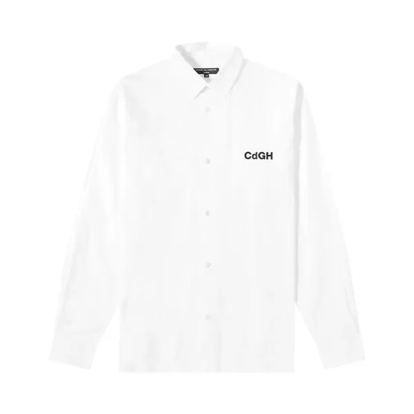 Рубашка Comme des Garçons Homme Plus Letter Printed Shirt 'White', белый