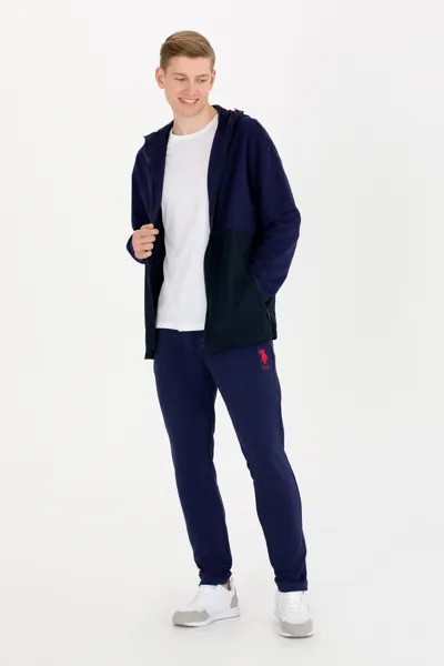 Спортивные брюки мужские U.S. POLO Assn. G081SZ0OP-000-1574069-HENBIXIY023 синие 2XS