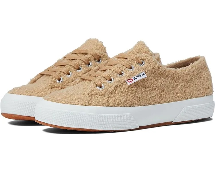 Кроссовки Superga 2750 Faux Shearling, бежевый