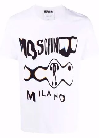 Moschino футболка с логотипом