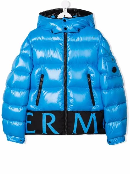 Moncler Enfant пуховик с логотипом