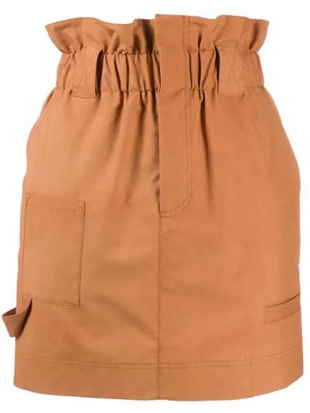 Fendi юбка мини с присборенной талией