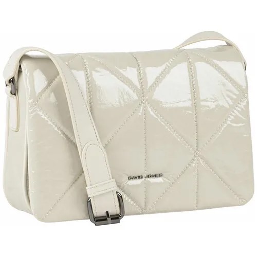 Сумка кросс-боди женская David Jones 6716-3-DD-IVORY, бежевая