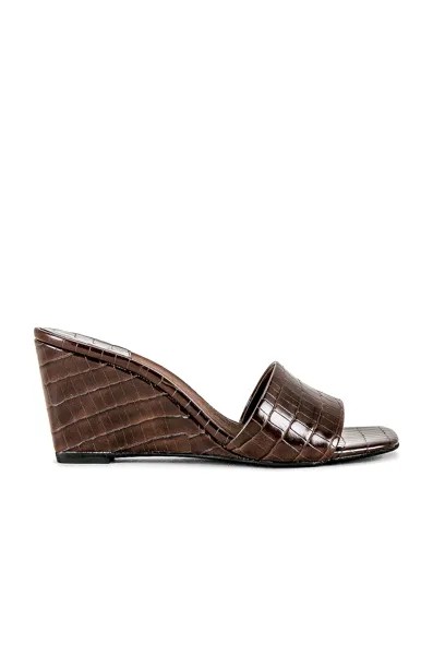 Сандалии Jeffrey Campbell Appetit, цвет Dark Brown Croco