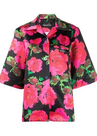 Richard Quinn рубашка свободного кроя с цветочным принтом