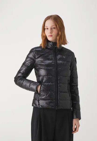 Пуховик Basic High Neck Jacket Blauer, черный