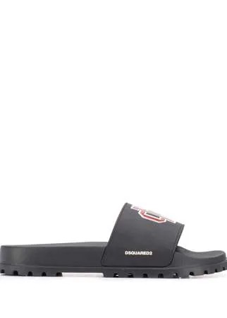 Dsquared2 шлепанцы с логотипом