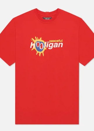 Мужская футболка Peaceful Hooligan Scream, цвет красный, размер M