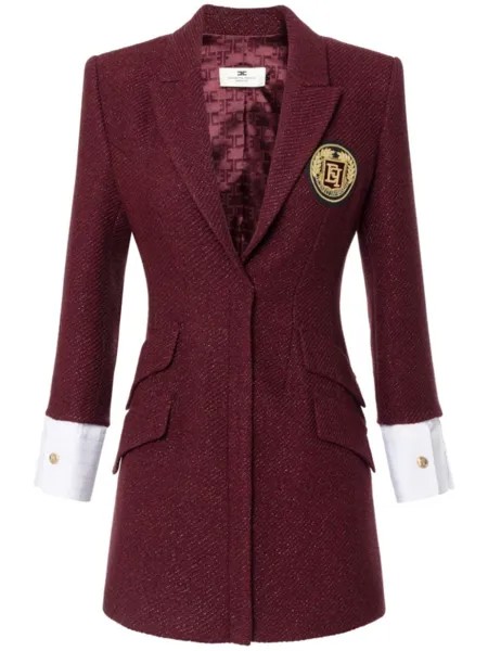 Elisabetta Franchi платье Coat, красный