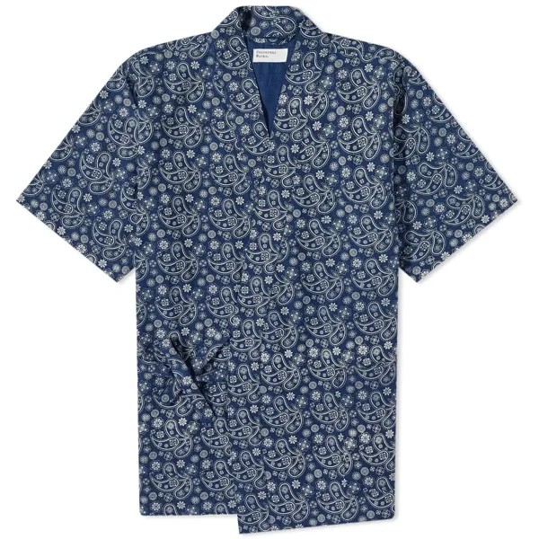 Рубашка Universal Works Japanese Paisley Short Sleeve Kyoto Shirt