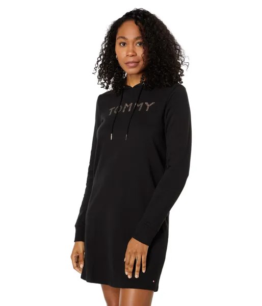 Платье Tommy Hilfiger, Logo Knit Hoodie Dress