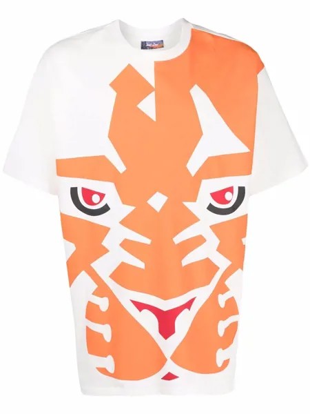 Just Don tiger-print cotton T-shirt