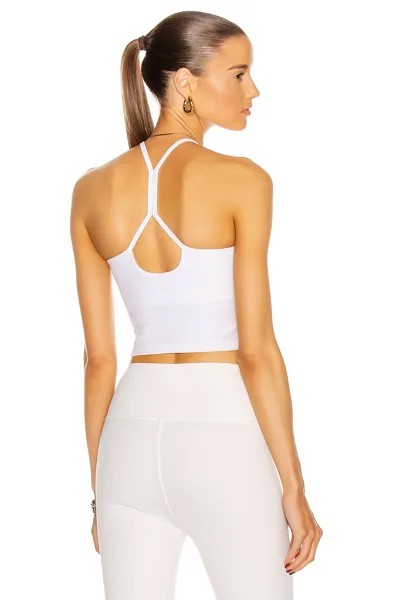 Майка Beyond Yoga Spacedye Slim Racerback Cropped Tank, цвет Cloud White