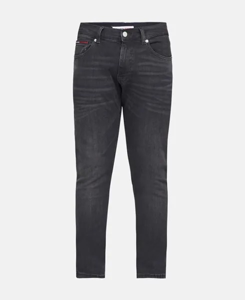 Прямые джинсы Tommy Jeans, цвет Caviar Black