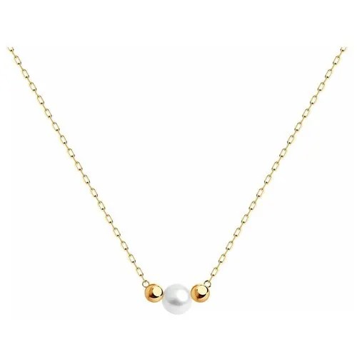 Колье Diamant, красное золото, 585 проба, длина 50 см.