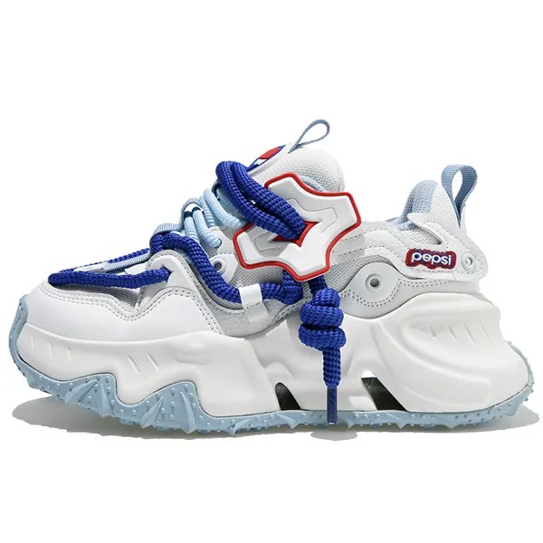 Кроссовки Pepsi Jelly Color Series Chunky Sneakers Unisex, белый/голубой
