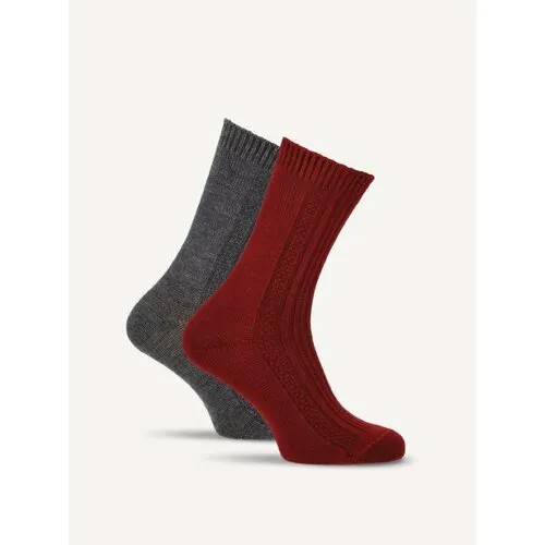 Носки Tamaris, размер 35/38, красный, серый