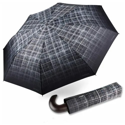 Мужской галстучный зонт с ручкой полукрюк Goroshek 537241-4