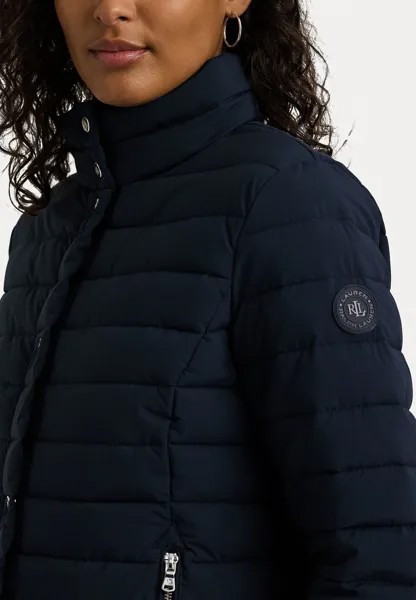 Демисезонная куртка QUILTED FUNNELNECK PUFFER COAT Ralph Lauren, синий