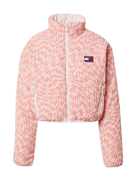 Межсезонная куртка Tommy Jeans, розовый