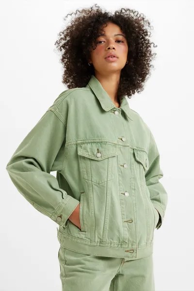 Джинсовая куртка свободного кроя в стиле 90-х годов Levi'S, зеленый