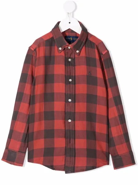 Ralph Lauren Kids рубашка в клетку