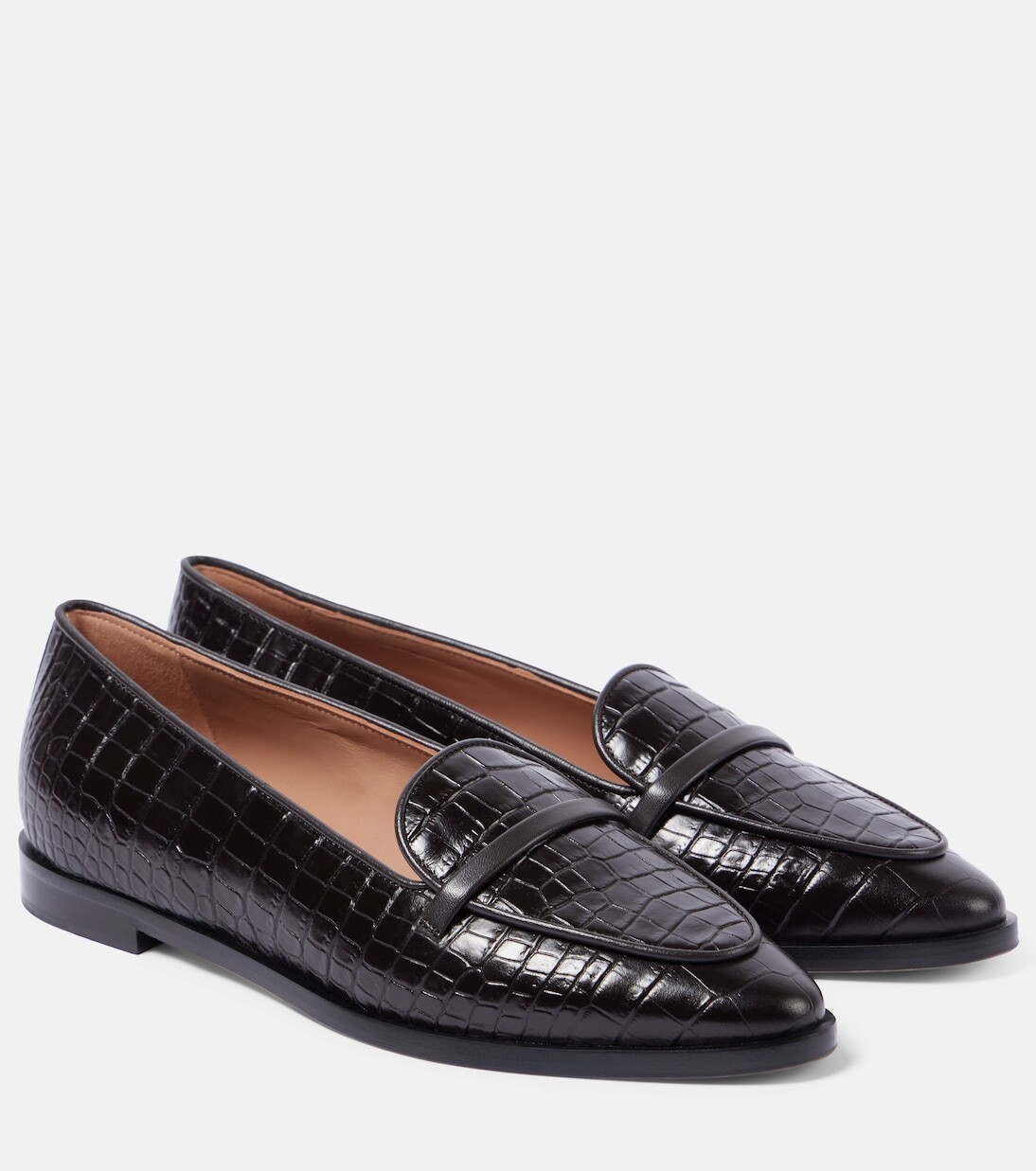 Лоферы Barry с тиснением Malone Souliers, коричневый