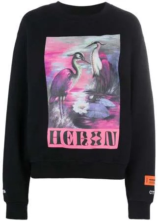 Heron Preston толстовка с графичным принтом