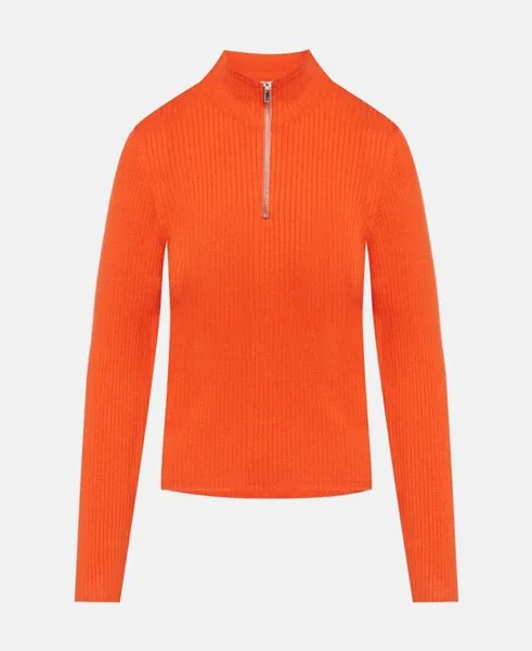 Пуловер с высоким воротником Vero Moda, цвет Pumpkin Orange