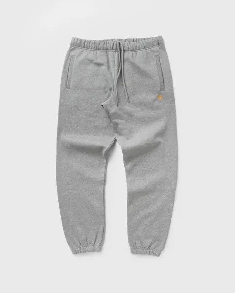 Спортивные штаны Carhartt Wip Chase Sweat Pant, цвет grey heather / gold