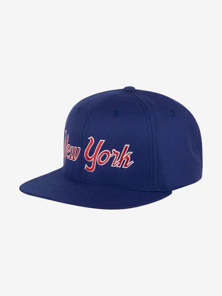 Бейсболка с прямым козырьком HOOD 100-MWL005-NY066-RL New York III (синий), Синий
