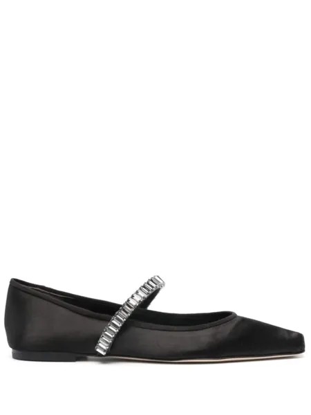 Tory Burch балетки Crystal Ballet, черный