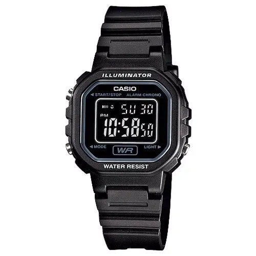 Наручные часы CASIO Collection LA-20WH-1B, серый, черный