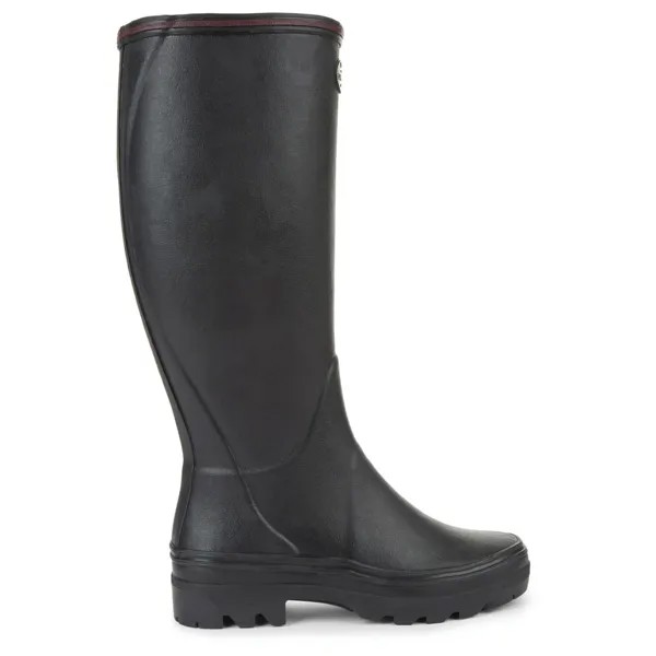Резиновые сапоги Le Chameau Women's Giverny Jersey Lined Boot, цвет Noir