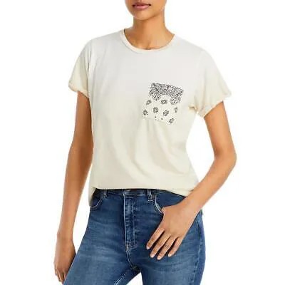 Женская футболка с карманами и закатанными рукавами Michael Lauren BHFO 4743