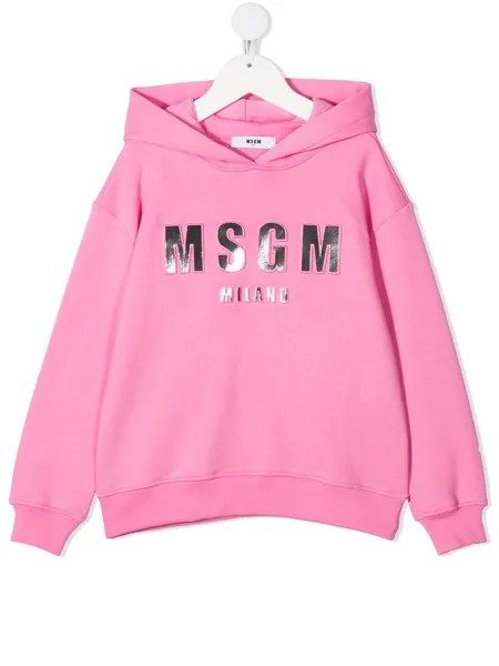MSGM Kids худи с логотипом
