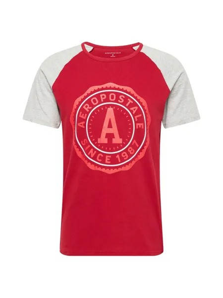 Футболка AÉROPOSTALE, цвет Red/Pastel Red