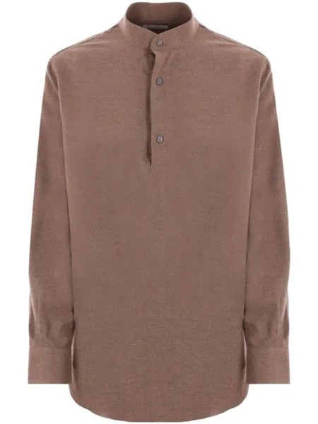 Loro Piana рубашка поло Элиа, коричневый